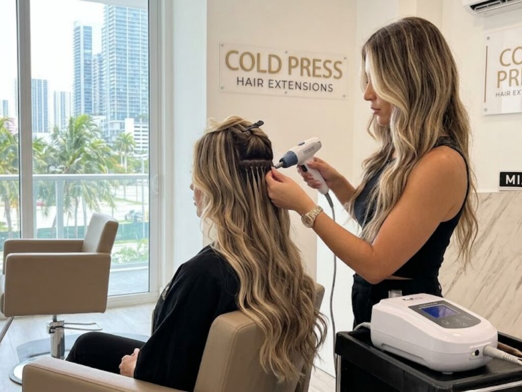 Cold Press Hair Extensions Miami 3